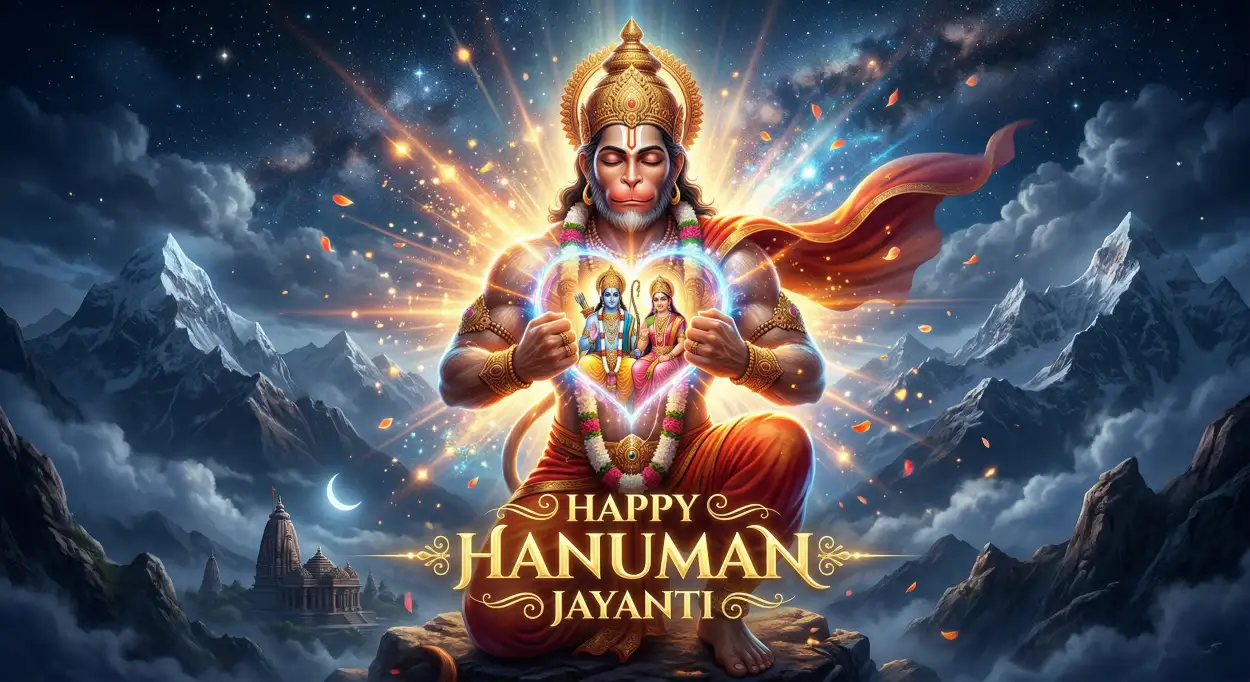 Free Download Hanuman Jayanti Wishes Messages With Spiritual Meaning - High Quality Hanuman Jayanti Wishes Image