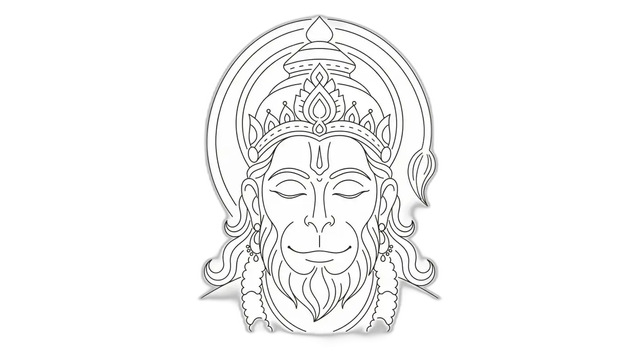 Free Download Hanuman Png For Religious Banner Design - High Quality Hanuman Png Transparent PNG