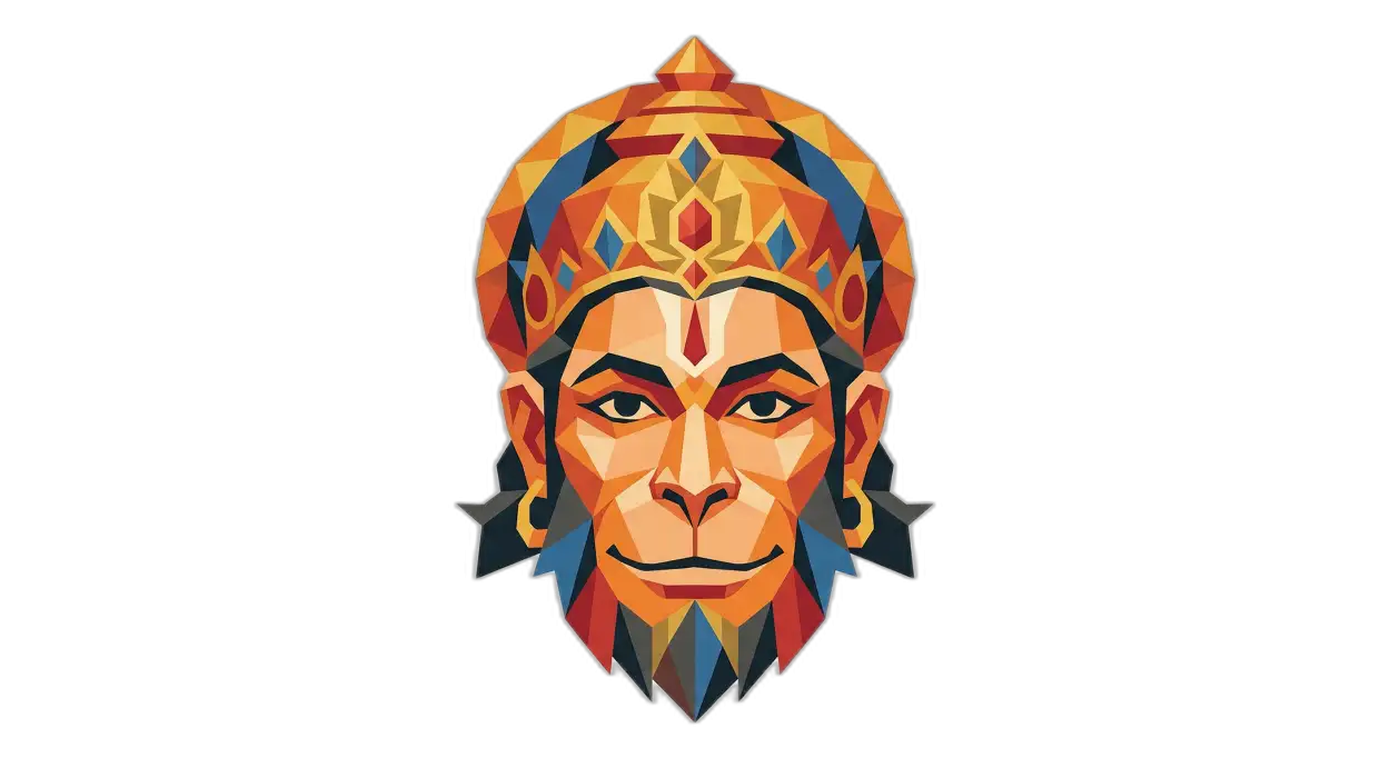 Free Download Hanuman Png Modern Graphic Design Style - High Quality Hanuman Png Transparent PNG