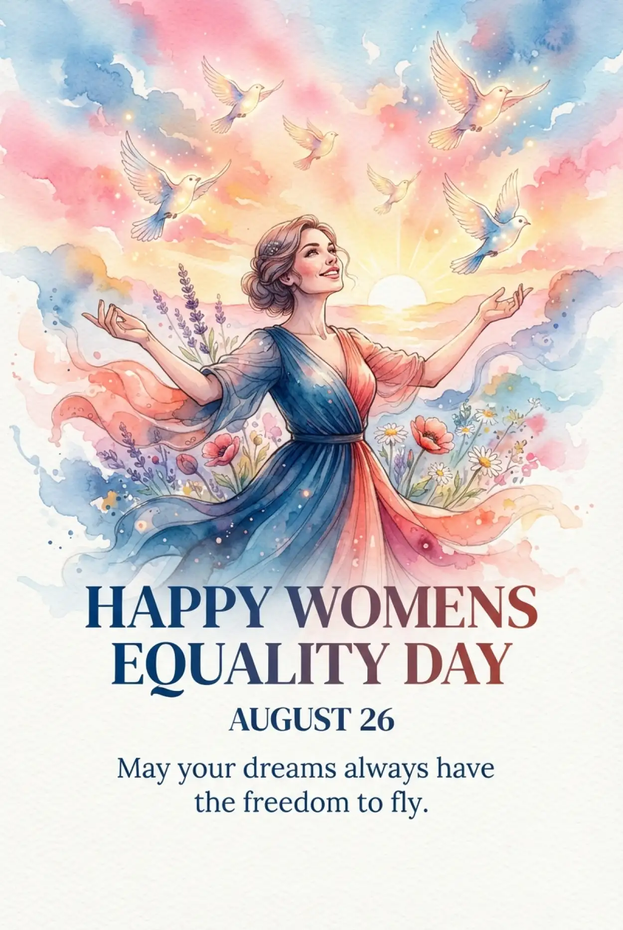 Free Download Happy American Womens Equality Day 2026 Wishes - High Quality American Womens Equality Day 2026 Image