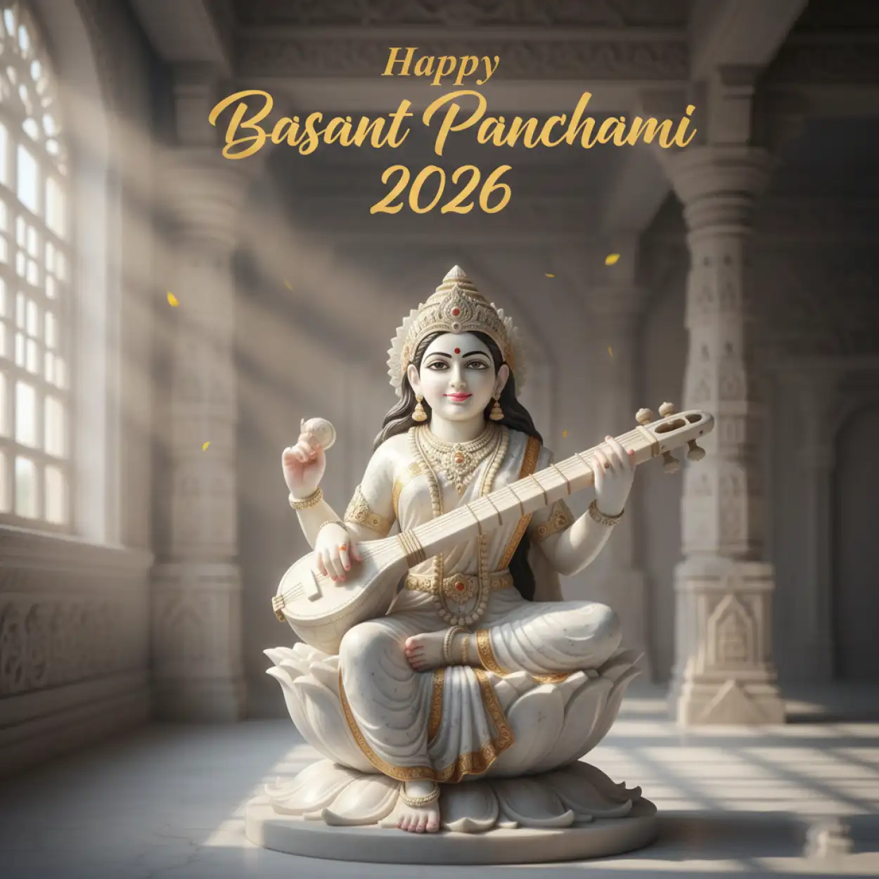 Happy Basant Panchami 2026 Goddess Saraswati Image - Royalty Free Happy Basant Panchami 2026 Image | Pngmagic Free Download Happy Basant Panchami 2026 Goddess Saraswati Image - High Quality Happy Basant Panchami 2026 Background
