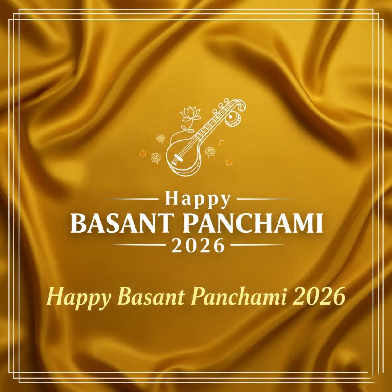 Free Download Happy Basant Panchami 2026 Instagram Post - High Quality Happy Basant Panchami 2026 Background