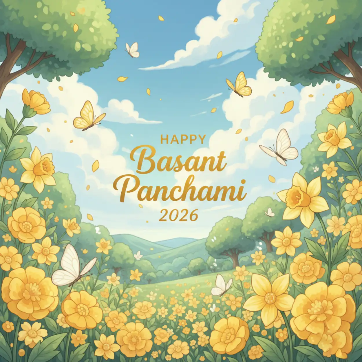 Happy Basant Panchami 2026 Puja Invitation Card Design - Royalty Free Happy Basant Panchami 2026 Image | Pngmagic Free Download Happy Basant Panchami 2026 Puja Invitation Card Design - High Quality Happy Basant Panchami 2026 Background