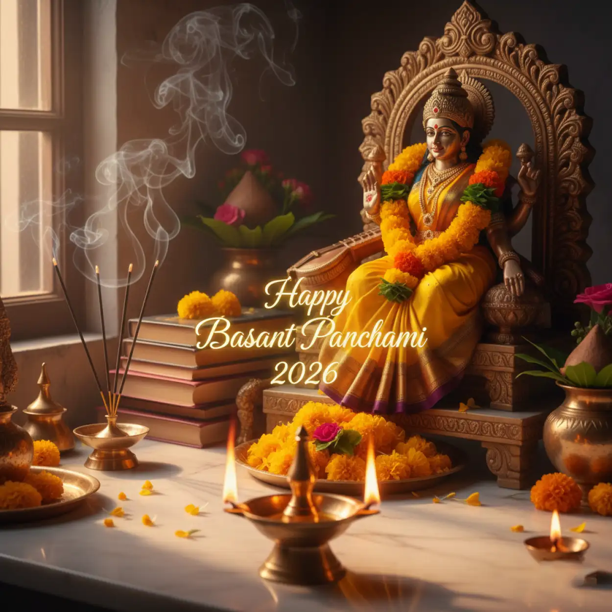 Happy Basant Panchami 2026 Saraswati Puja Hd Wallpaper - Royalty Free Happy Basant Panchami 2026 Image | Pngmagic Free Download Happy Basant Panchami 2026 Saraswati Puja Hd Wallpaper - High Quality Happy Basant Panchami 2026 Background