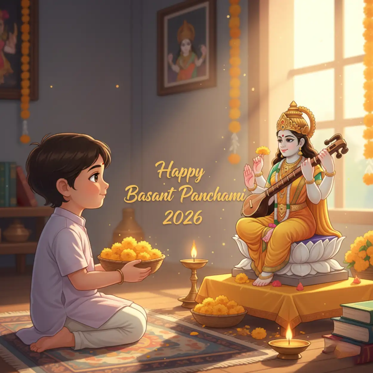 Free Download Happy Basant Panchami 2026 Story Image - High Quality Happy Basant Panchami 2026 Image