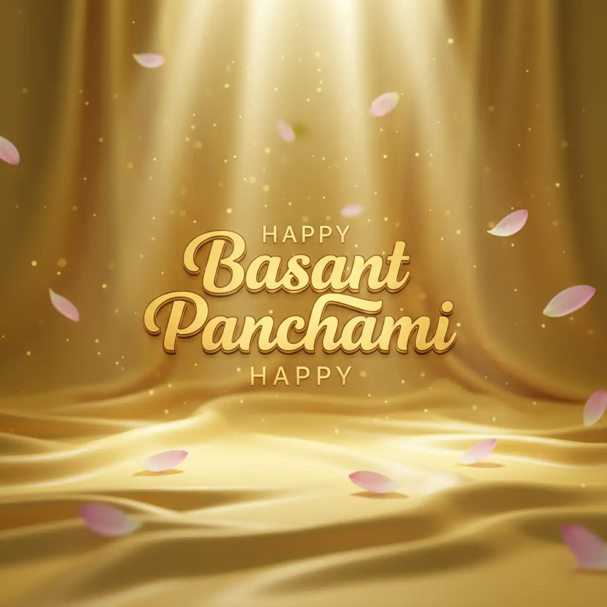 Free Download Happy Basant Panchami Calligraphy Banner Design Hd - High Quality Basant Panchami Banner Background