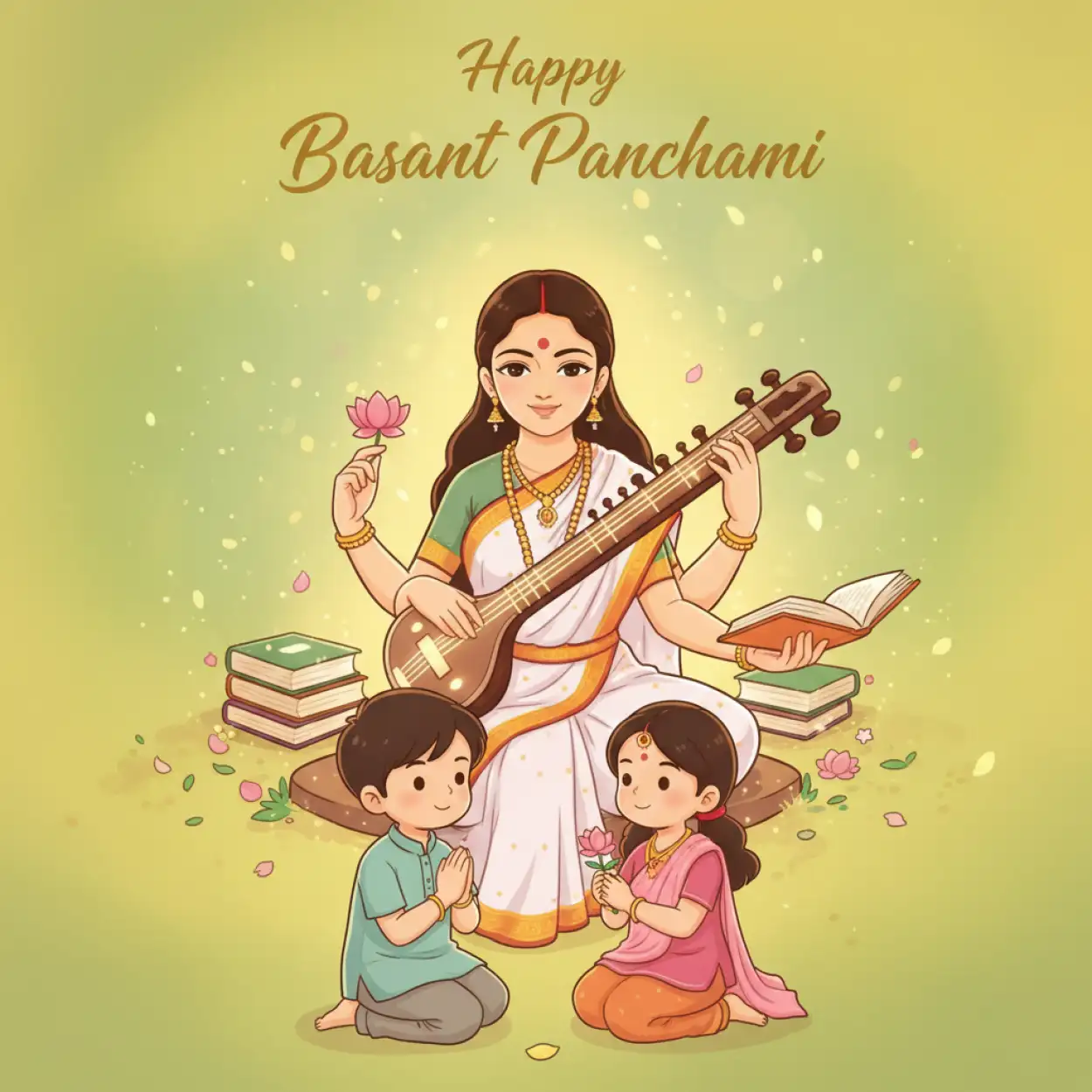 Happy Basant Panchami Wishes For Kids - Royalty Free Happy Basant Panchami Wishes Image | Pngmagic Free Download Happy Basant Panchami Wishes For Kids - High Quality Happy Basant Panchami Wishes Background