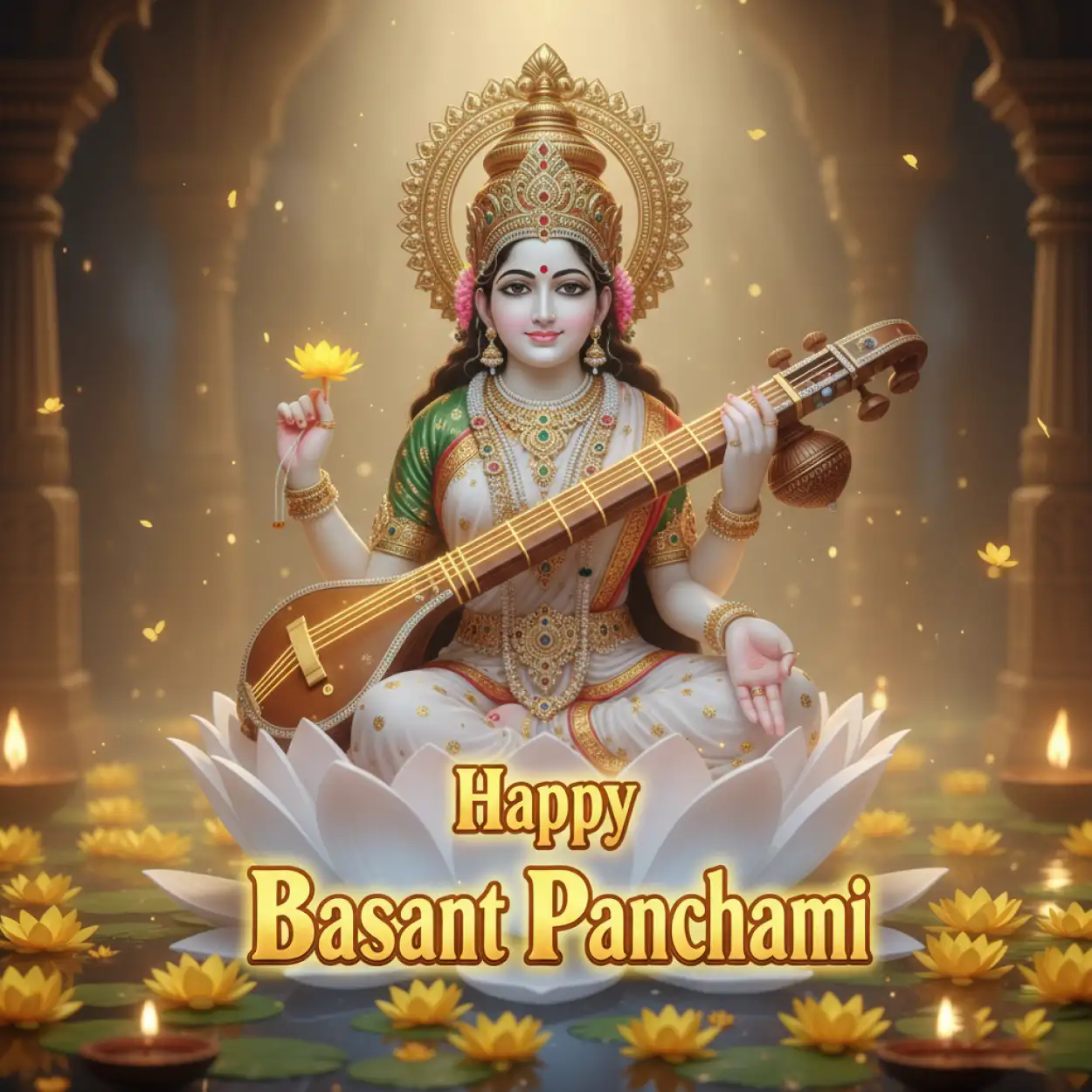 Free Download Happy Basant Panchami Wishes Formal Text - High Quality Happy Basant Panchami Wishes Background