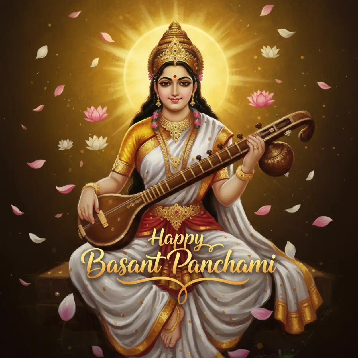 Free Download Happy Basant Panchami Wishes Saraswati Puja 2026 - High Quality Happy Basant Panchami Wishes Background