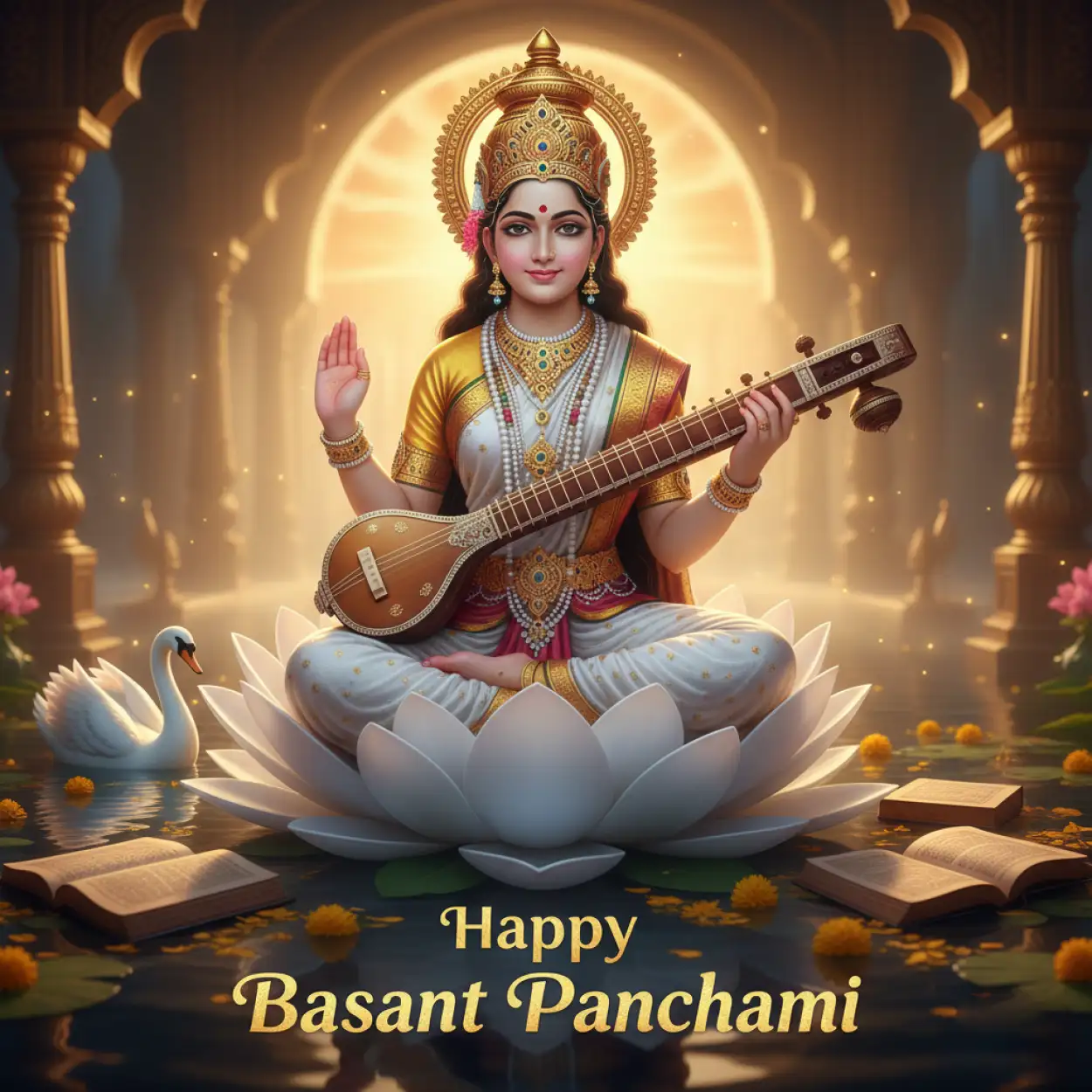Free Download Happy Basant Panchami Wishes Spiritual Quotes - High Quality Happy Basant Panchami Wishes Image