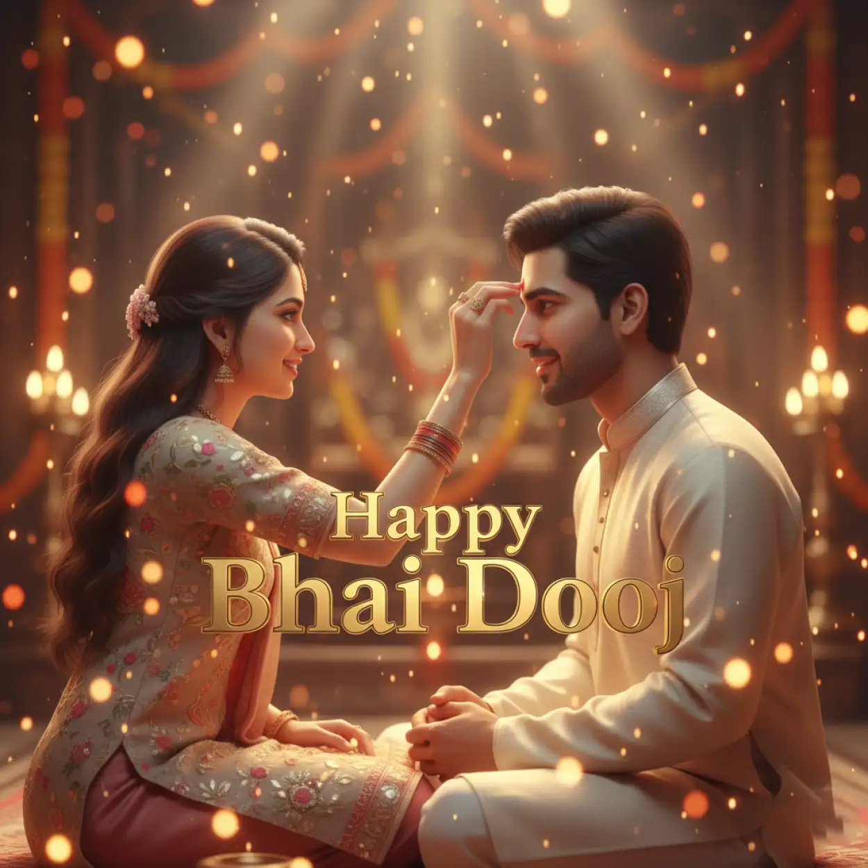 Free Download Happy Bhai Dooj 2025 Hd Poster - High Quality Happy Bhai Dooj 2025 Background