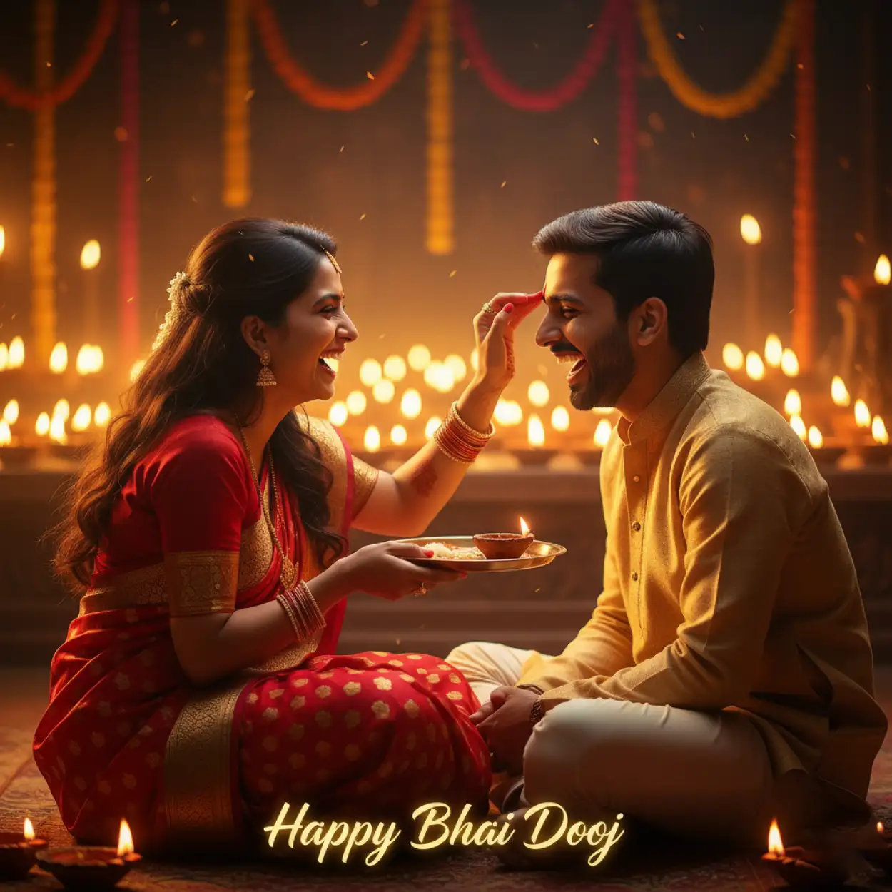 Happy Bhai Dooj 2025 Png With Transparent Background - Royalty Free Happy Bhai Dooj 2025 Image | Pngmagic Free Download Happy Bhai Dooj 2025 Png With Transparent Background - High Quality Happy Bhai Dooj 2025 PNG Image