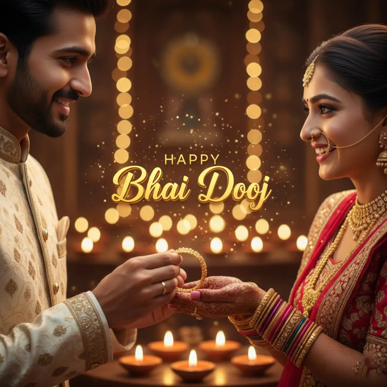 Free Download Happy Bhai Dooj Gift Ideas With Wishes For Brother 2025 - High Quality Happy Bhai Dooj Background