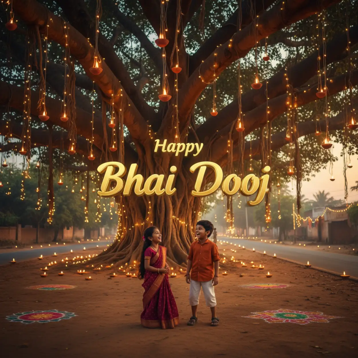 Free Download Happy Bhai Dooj Hd Background For Photoshop - High Quality Happy Bhai Dooj Background