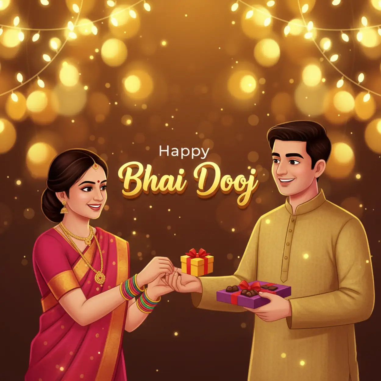 Happy Bhai Dooj Traditional Indian Background - Royalty Free Happy Bhai Dooj Image | Pngmagic Free Download Happy Bhai Dooj Traditional Indian Background - High Quality Happy Bhai Dooj Background