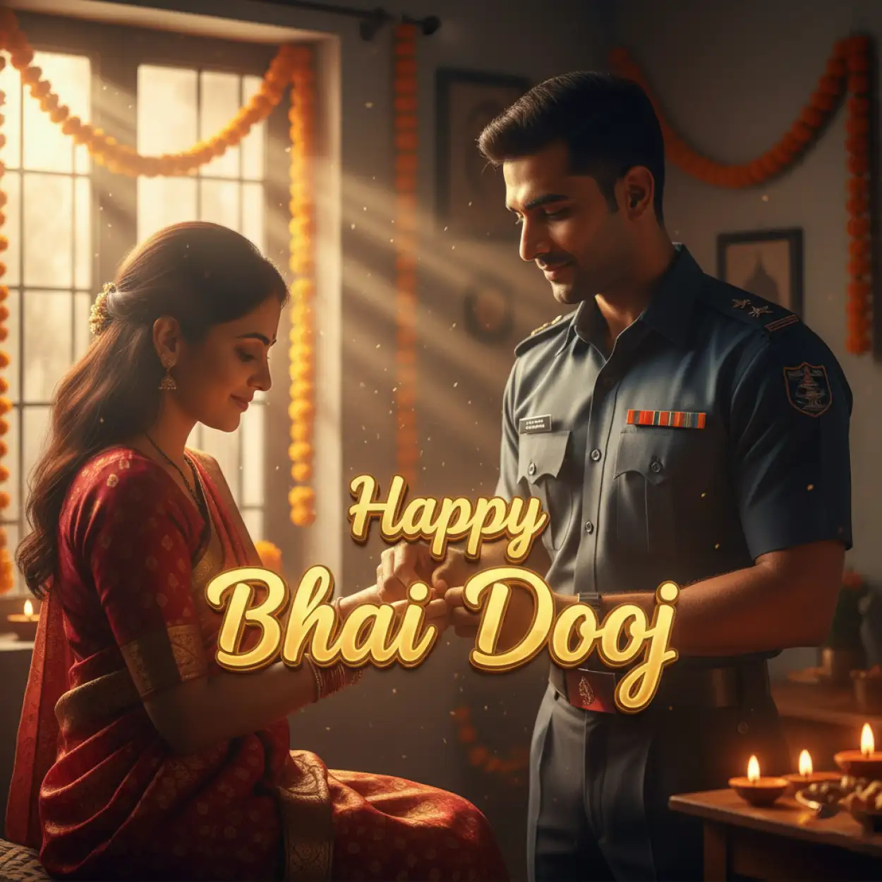 Free Download Happy Bhai Dooj Whatsapp Status Messages With Love Quotes - High Quality Happy Bhai Dooj Background