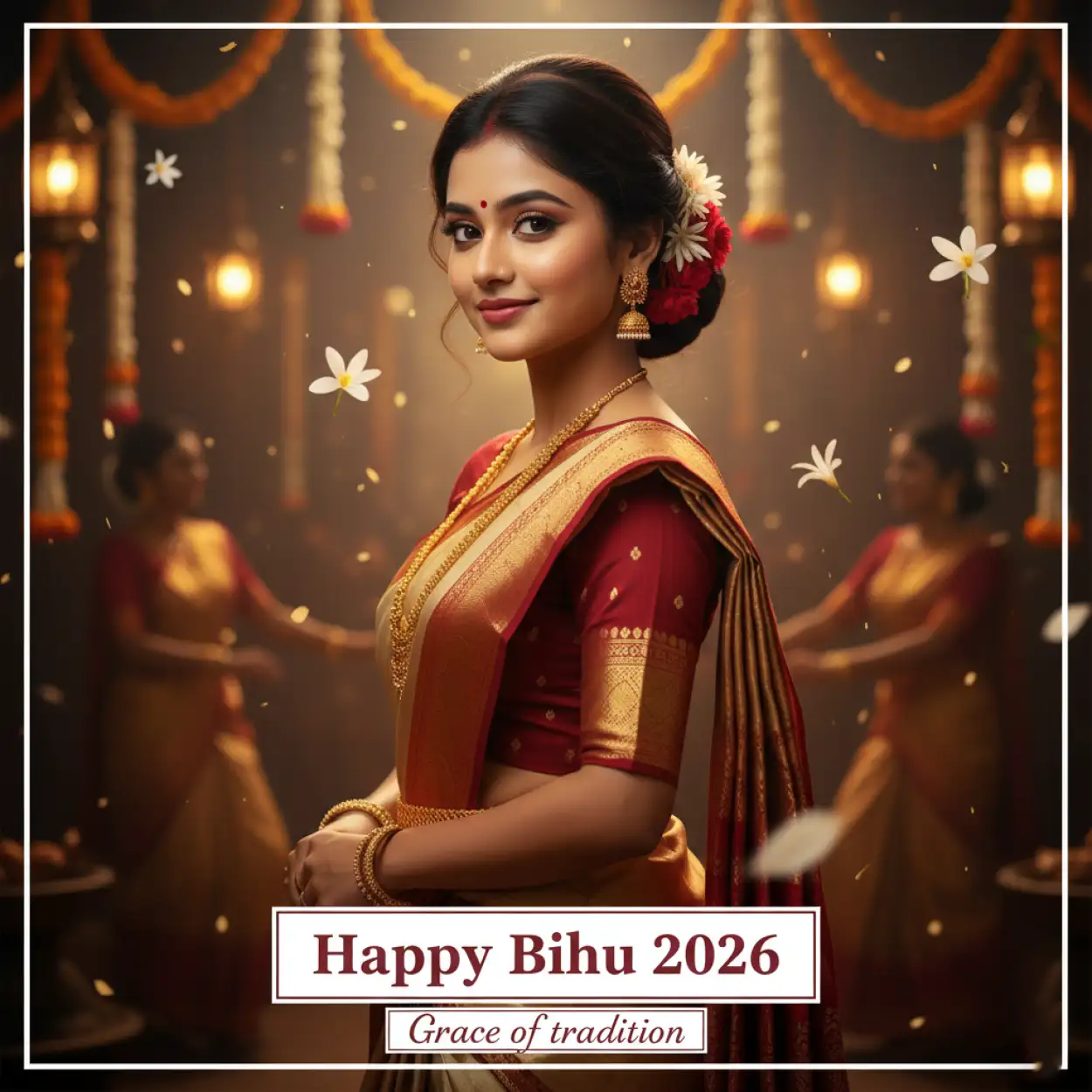 Free Download Happy Bihu 2026 Background Hd - High Quality Happy Bihu 2026 Background Image
