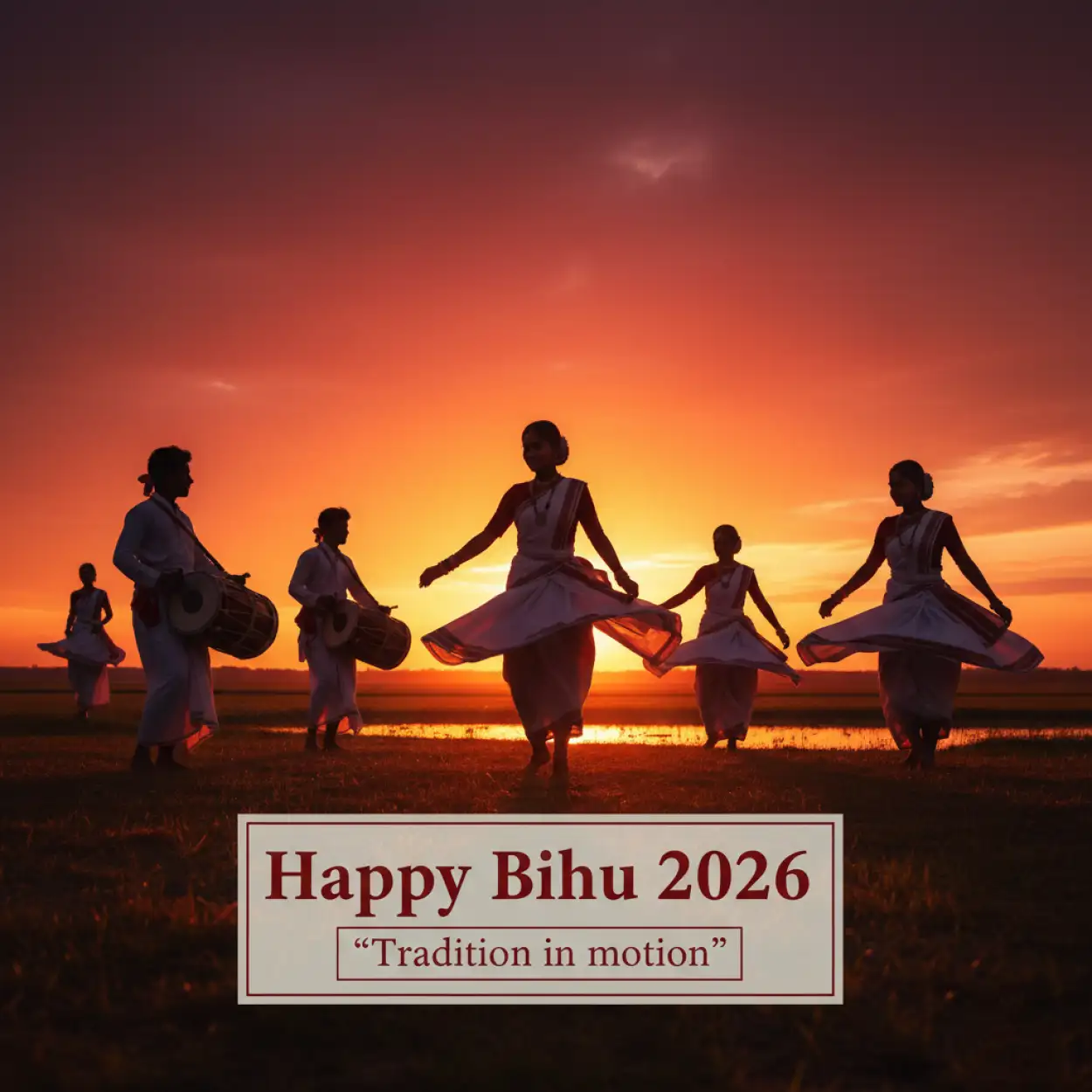Free Download Happy Bihu 2026 Corporate Wishes - High Quality Happy Bihu 2026 Image