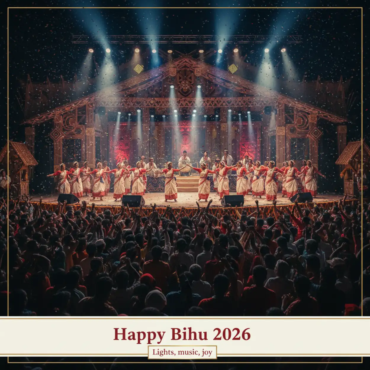 Free Download Happy Bihu 2026 Greeting Card - High Quality Happy Bihu 2026 Image