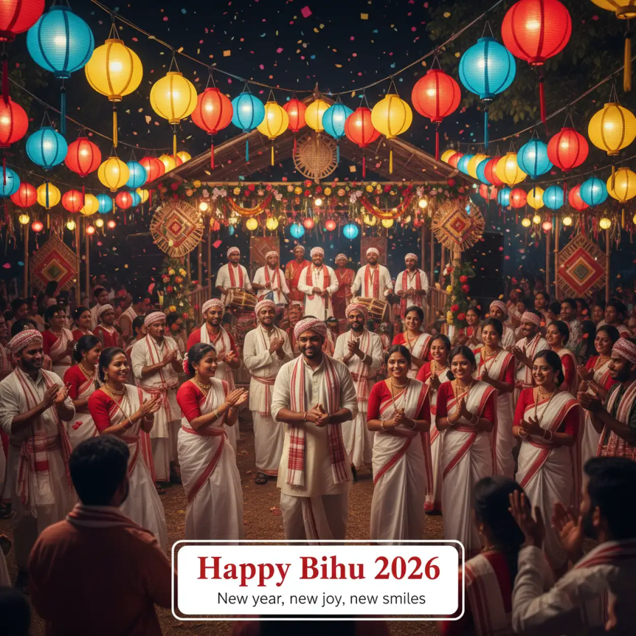 Free Download Happy Bihu 2026 Wishes For Social Sharing - High Quality Happy Bihu 2026 Image