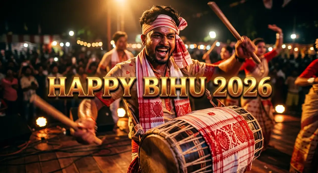 Free Download Happy Bihu 2026 Wishes Hd Images Free - High Quality Happy Bihu 2026 Wishes Image