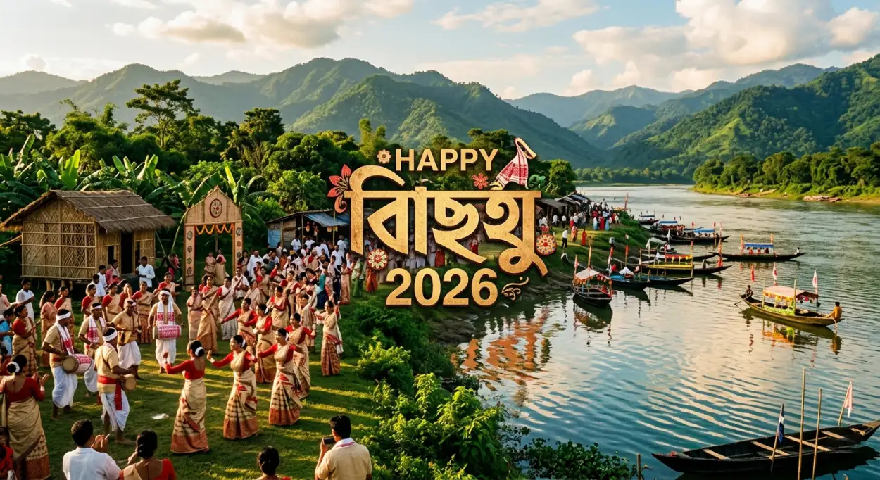 Free Download Happy Bihu 2026 Wishes Status Video - High Quality Happy Bihu 2026 Wishes Image