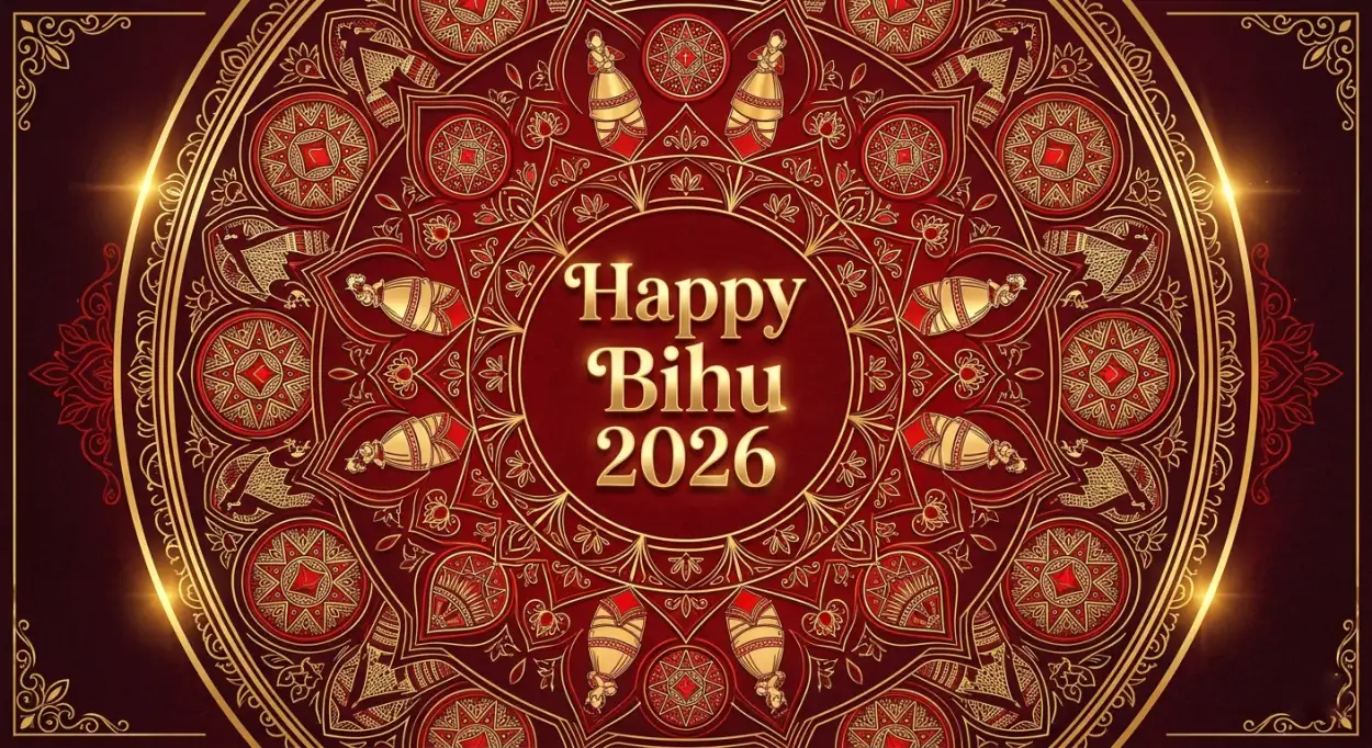 Free Download Happy Bihu 2026 Wishes Transparent Background Images - High Quality Happy Bihu 2026 Wishes Background Image