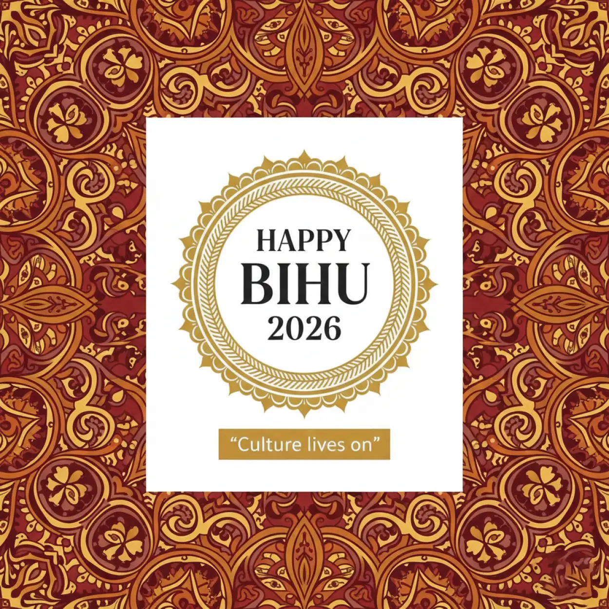 Free Download Happy Bihu 2026 Wishes - High Quality Happy Bihu 2026 Image