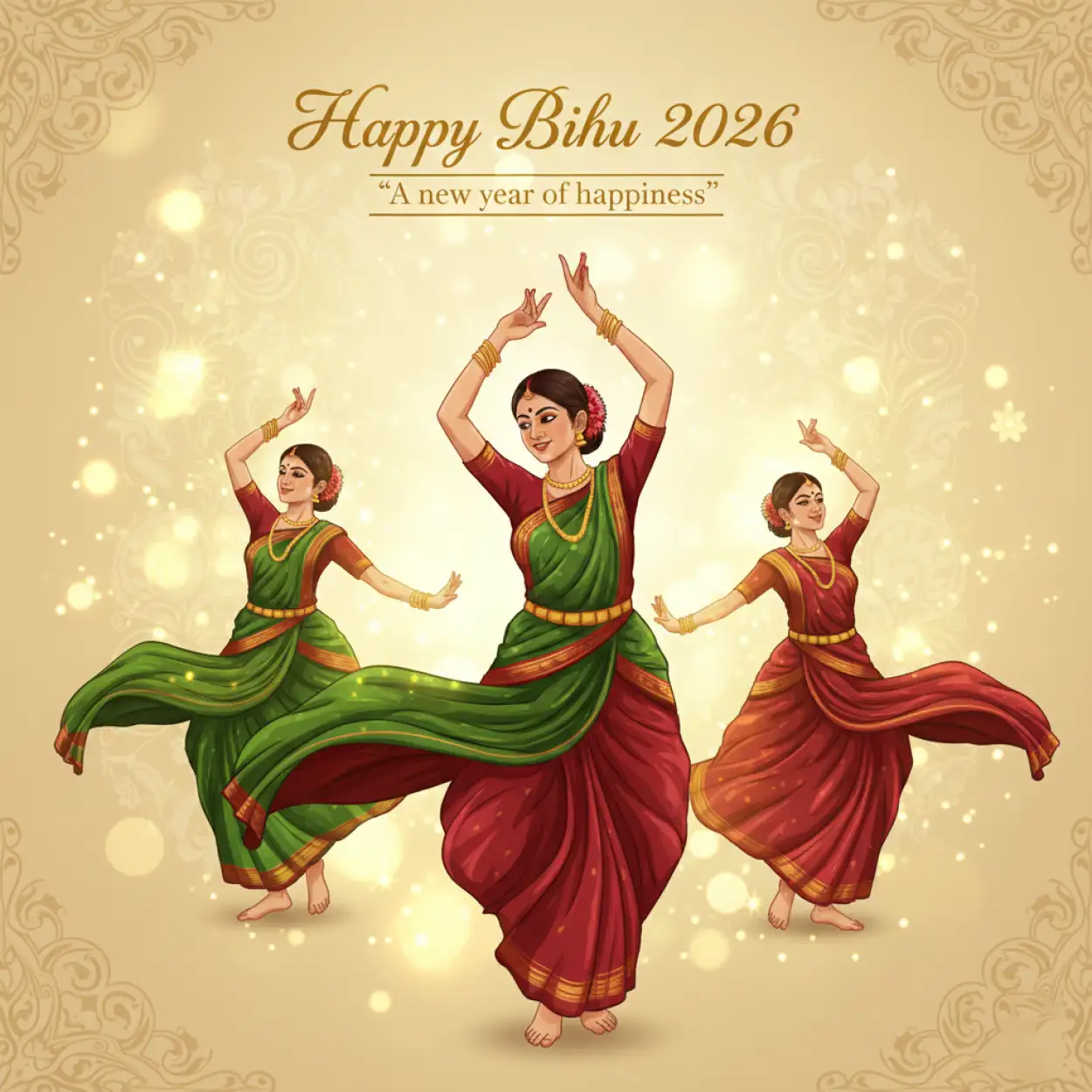 Free Download Happy Bihu 2026 - High Quality Happy Bihu 2026 Image