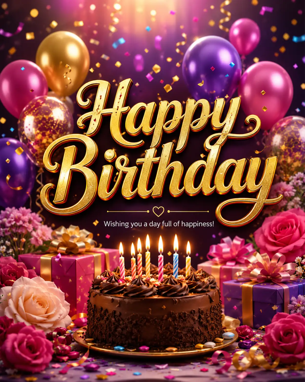 Free Download Happy Birthday Images Hd For Facebook - High Quality Happy Birthday Images Hd Image