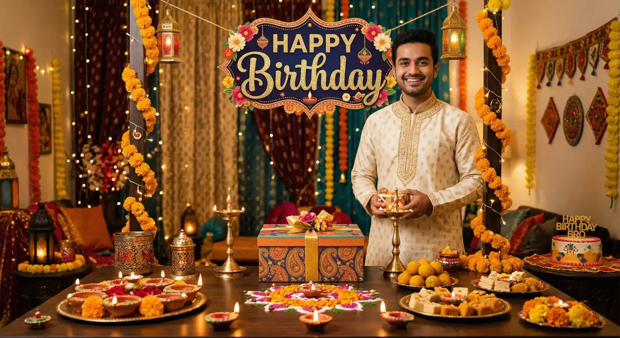 Free Download Happy Birthday Wishes For Brother In Hindi - High Quality Happy Birthday Wishes Image