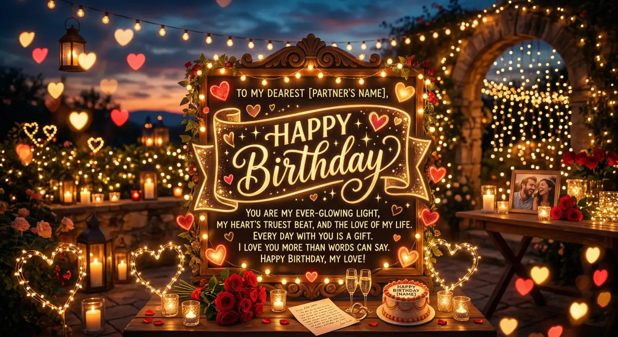 Free Download Happy Birthday Wishes For Crush Romantic Text - High Quality Happy Birthday Wishes Image