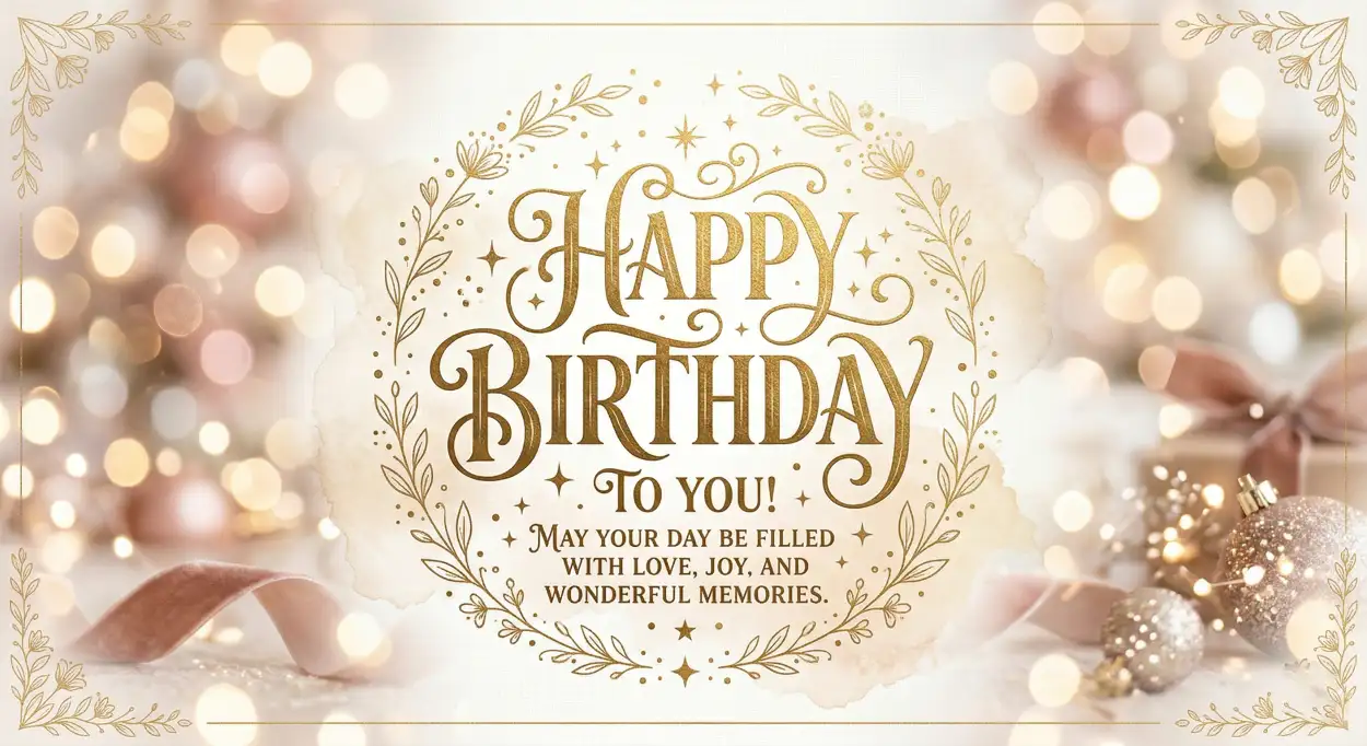Free Download Happy Birthday Wishes Stylish Text For Images - High Quality Happy Birthday Wishes Image