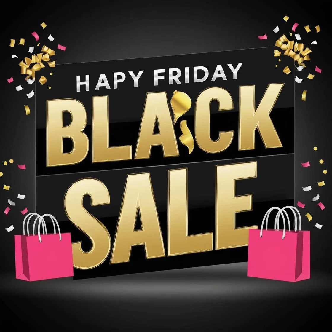 Free Download Happy Black Friday Sale 2024 Banner Images - High Quality Happy Black Friday Sale Background