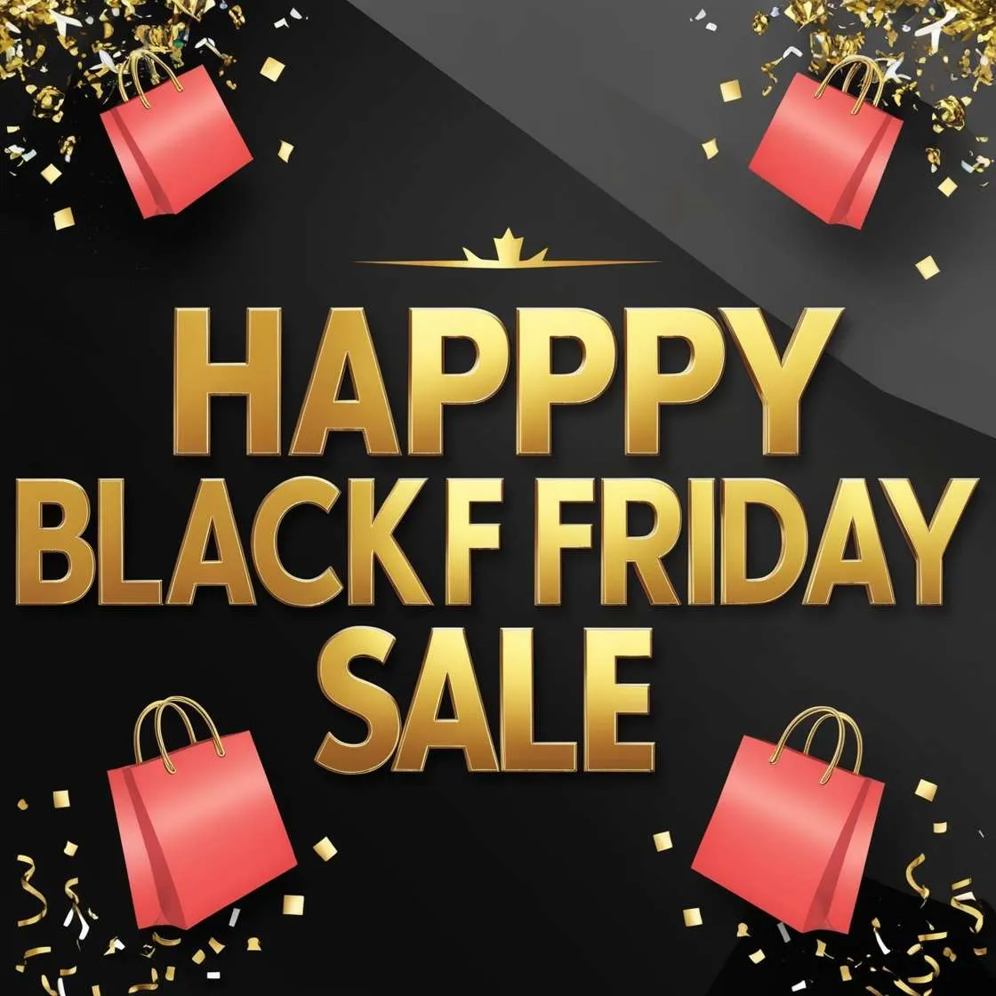 Free Download Happy Black Friday Sale Advertising Posters Download - High Quality Happy Black Friday Sale Background