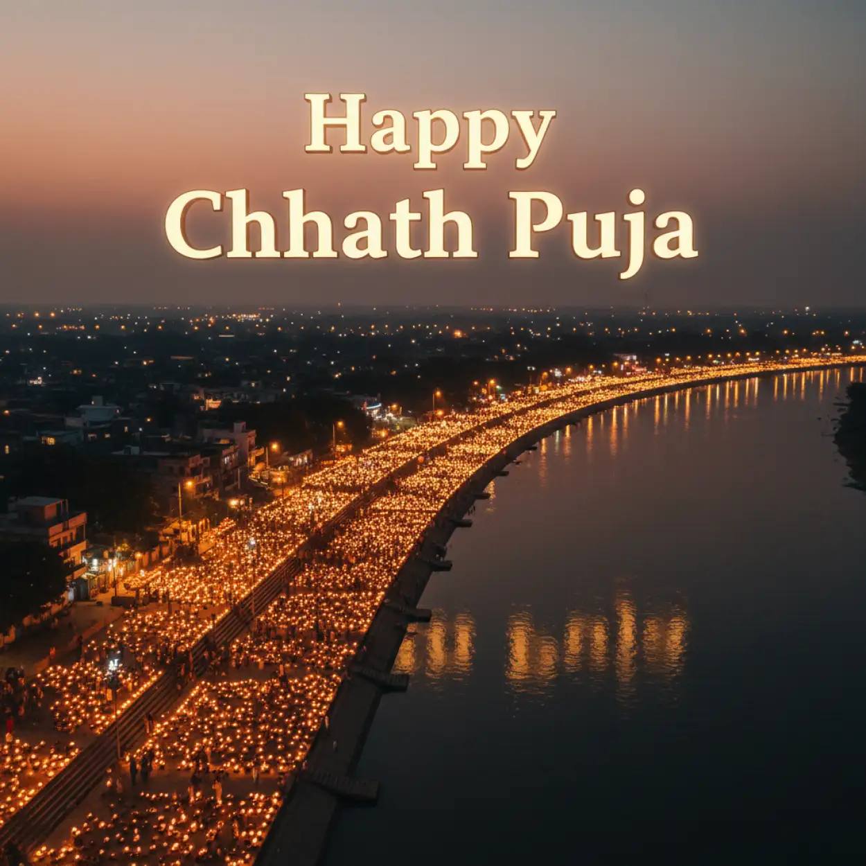 Free Download Happy Chhath Puja 2025 Ai Generated Realistic Images - High Quality Happy Chhath Puja 2025 Background