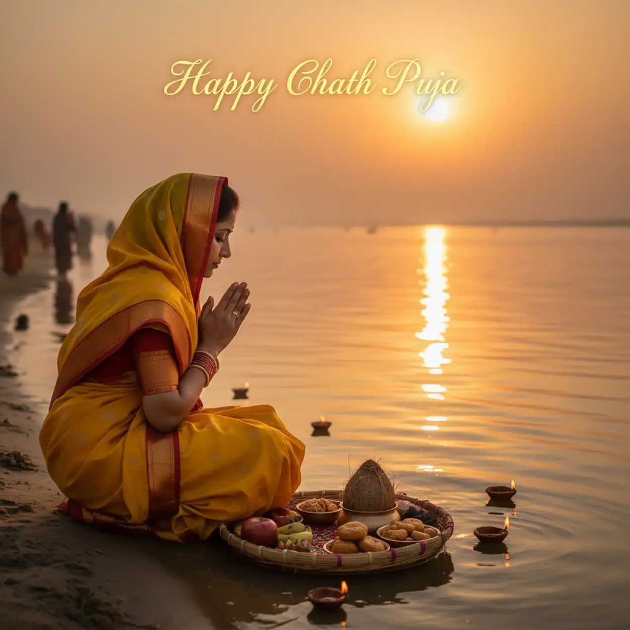 Free Download Happy Chhath Puja 2025 Ke Liye Message - High Quality Happy Chhath Puja Wishes Image