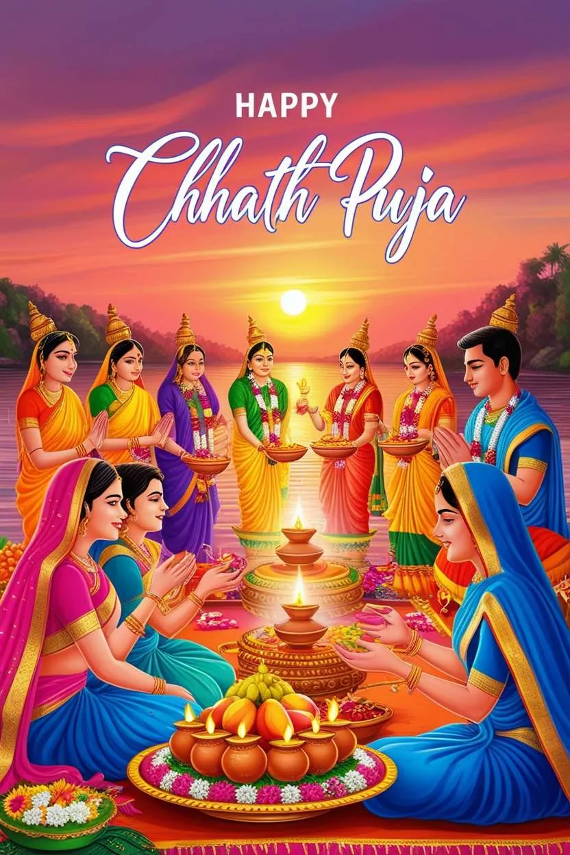Happy Chhath Puja Celebration Images For Friends - Royalty Free Happy Chhath Puja Image | Pngmagic Free Download Happy Chhath Puja Celebration Images For Friends - High Quality Happy Chhath Puja Background