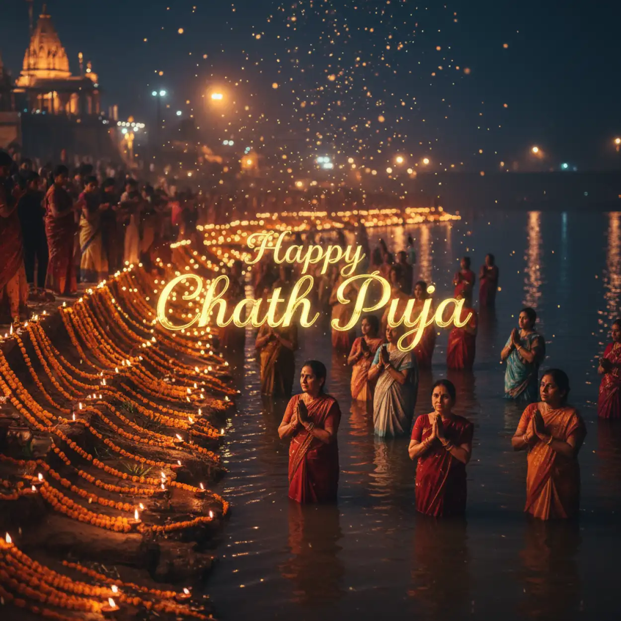 Free Download Happy Chhath Puja Greetings For Friends - High Quality Happy Chhath Puja Image