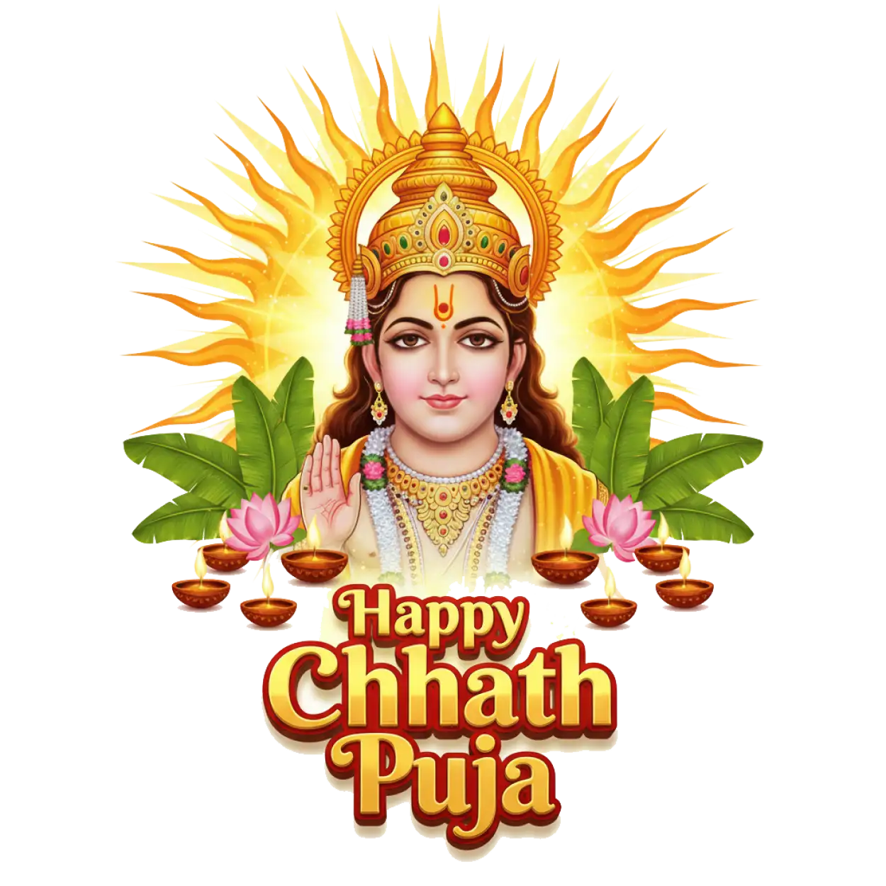 Free Download Happy Chhath Puja Png For Poster Making - High Quality Happy Chhath Puja Png Transparent PNG