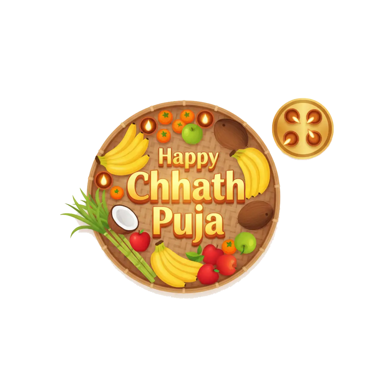 Free Download Happy Chhath Puja Png High Resolution - High Quality Happy Chhath Puja Png PNG Image