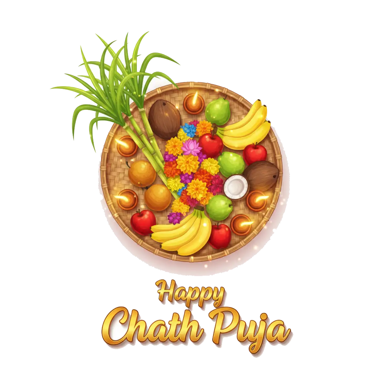 Free Download Happy Chhath Puja Png New Design 2025 - High Quality Happy Chhath Puja Png Transparent PNG