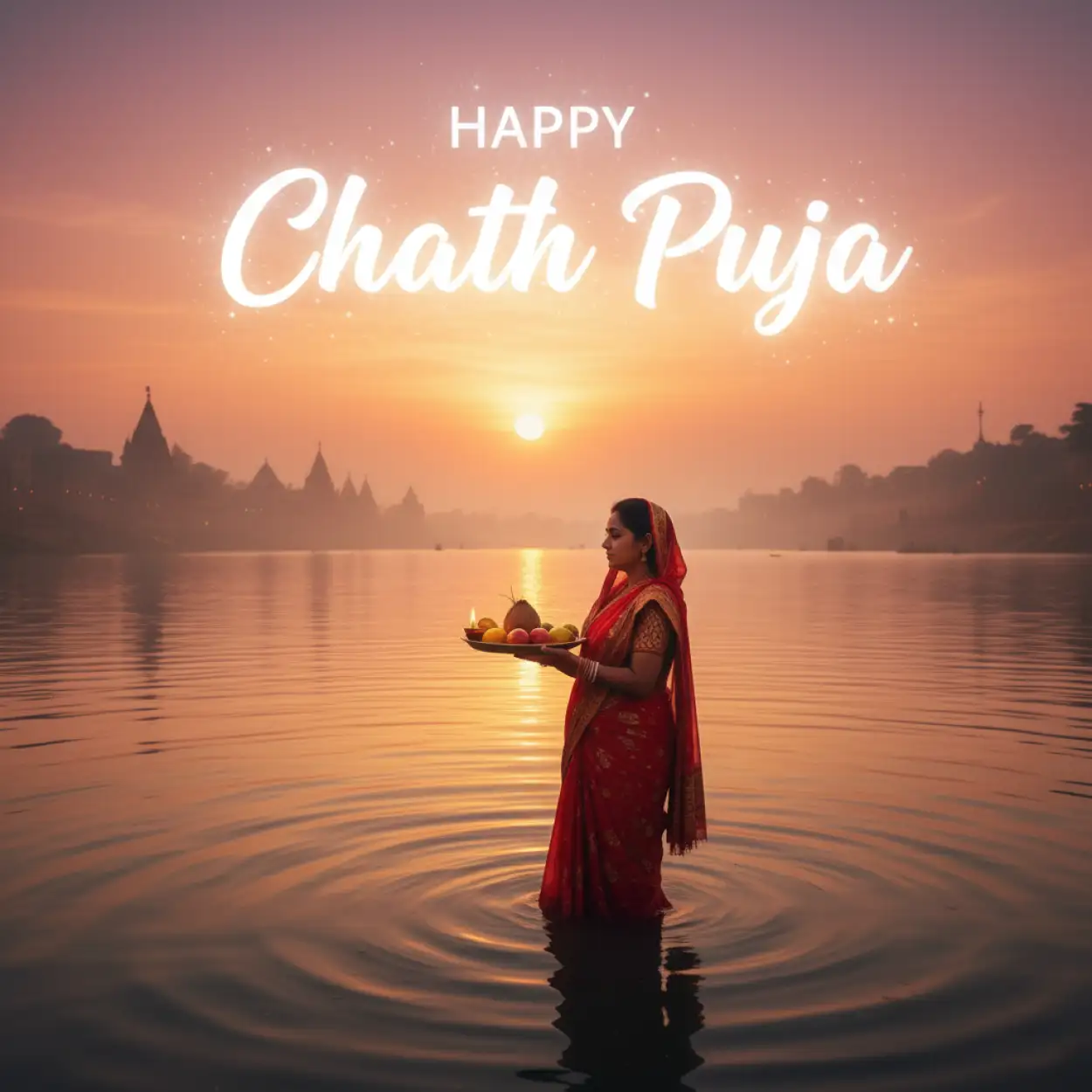 Free Download Happy Chhath Puja Wishes Poster Background Hd - High Quality Happy Chhath Puja Wishes Background