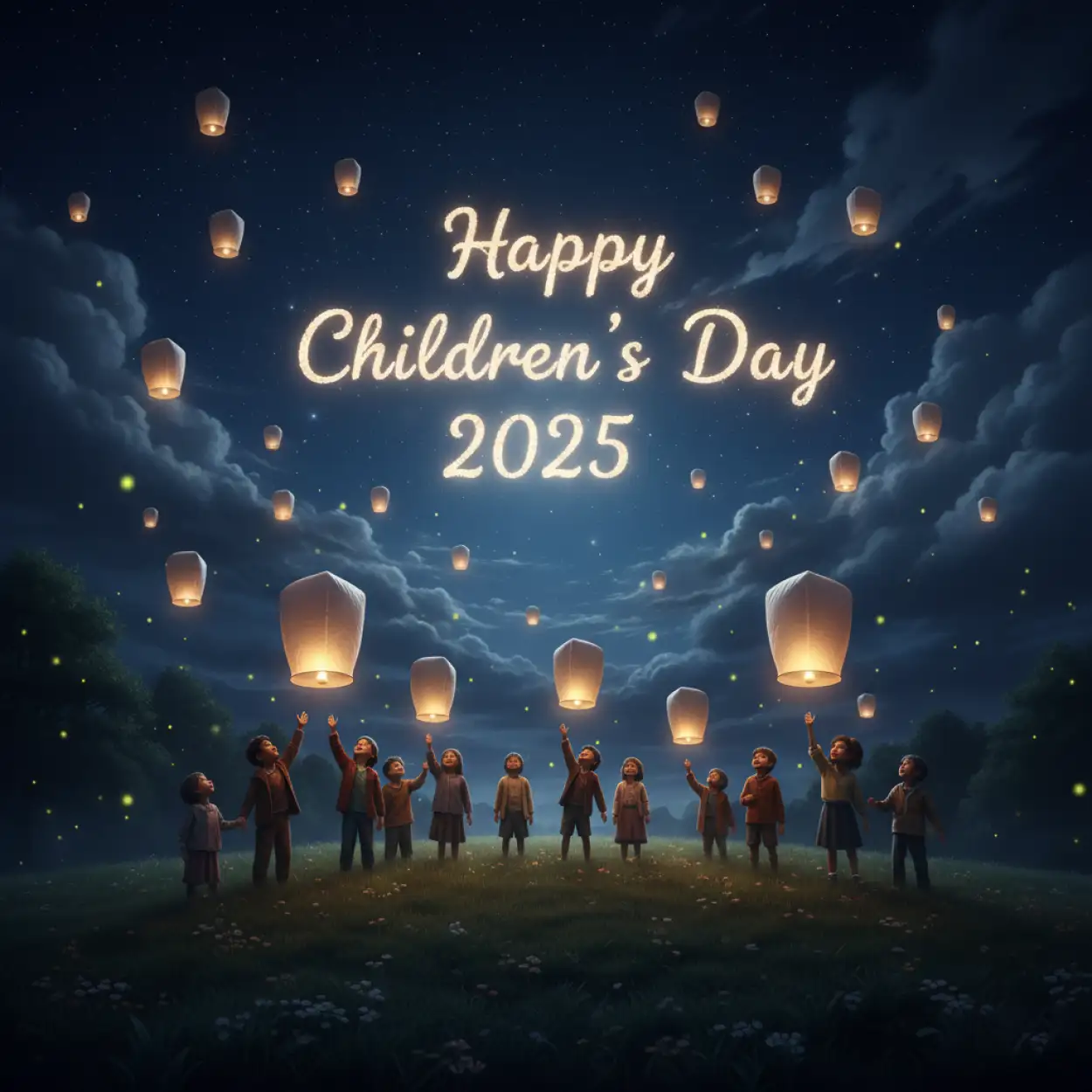 Free Download Happy Childrens Day 2025 Animation Illustration Hd - High Quality Happy Childrens Day 2025 Image