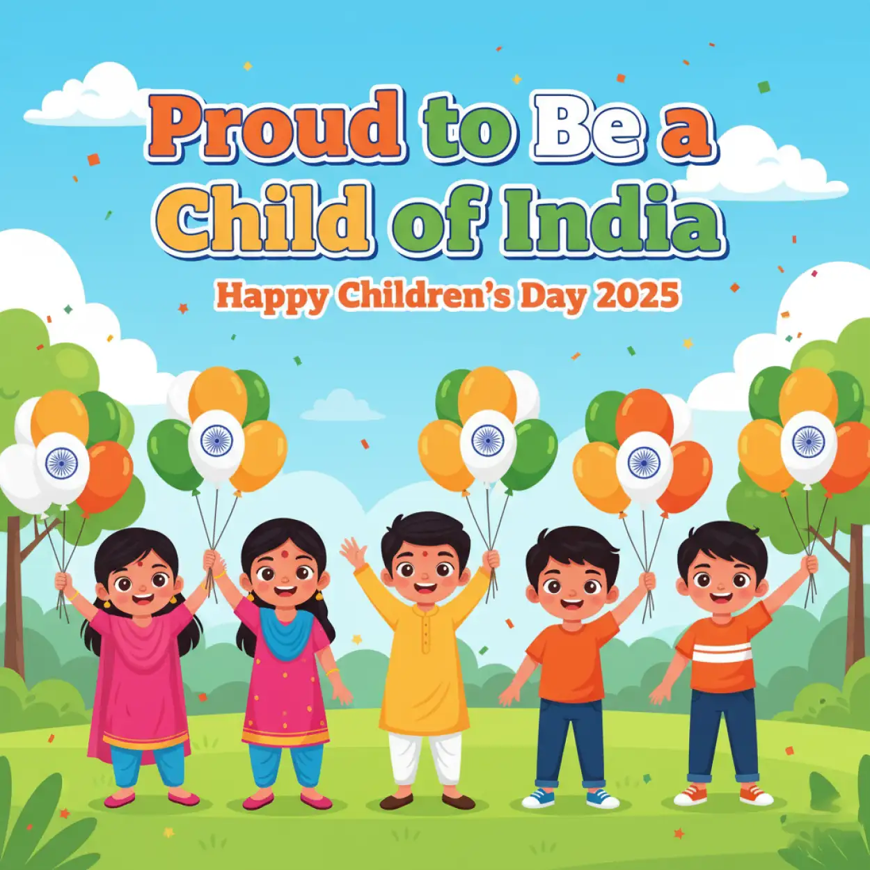 Free Download Happy Childrens Day 2025 Best Lines In English - High Quality Happy Childrens Day 2025 Image