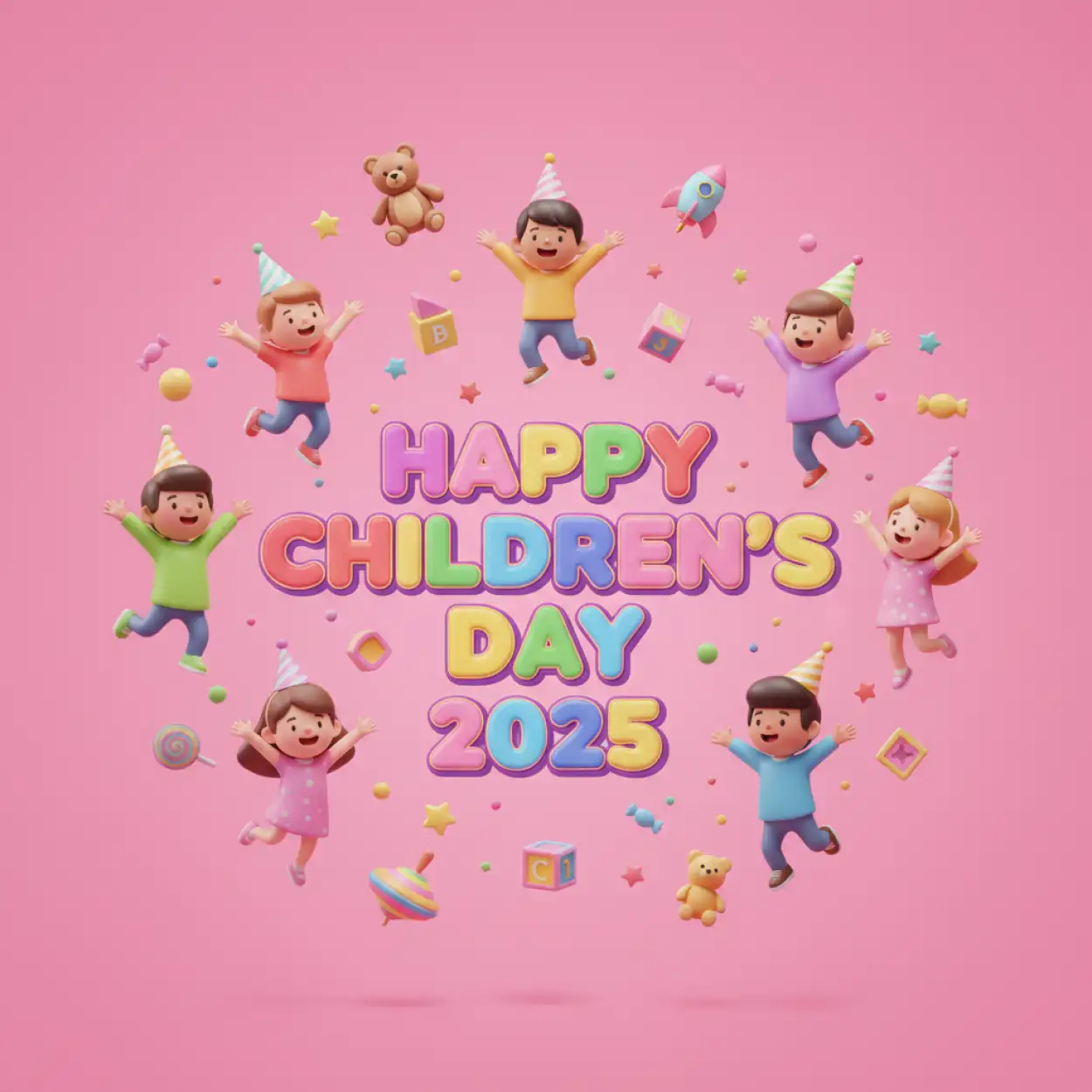 Free Download Happy Childrens Day 2025 Emotional Speech - High Quality Happy Childrens Day 2025 Image
