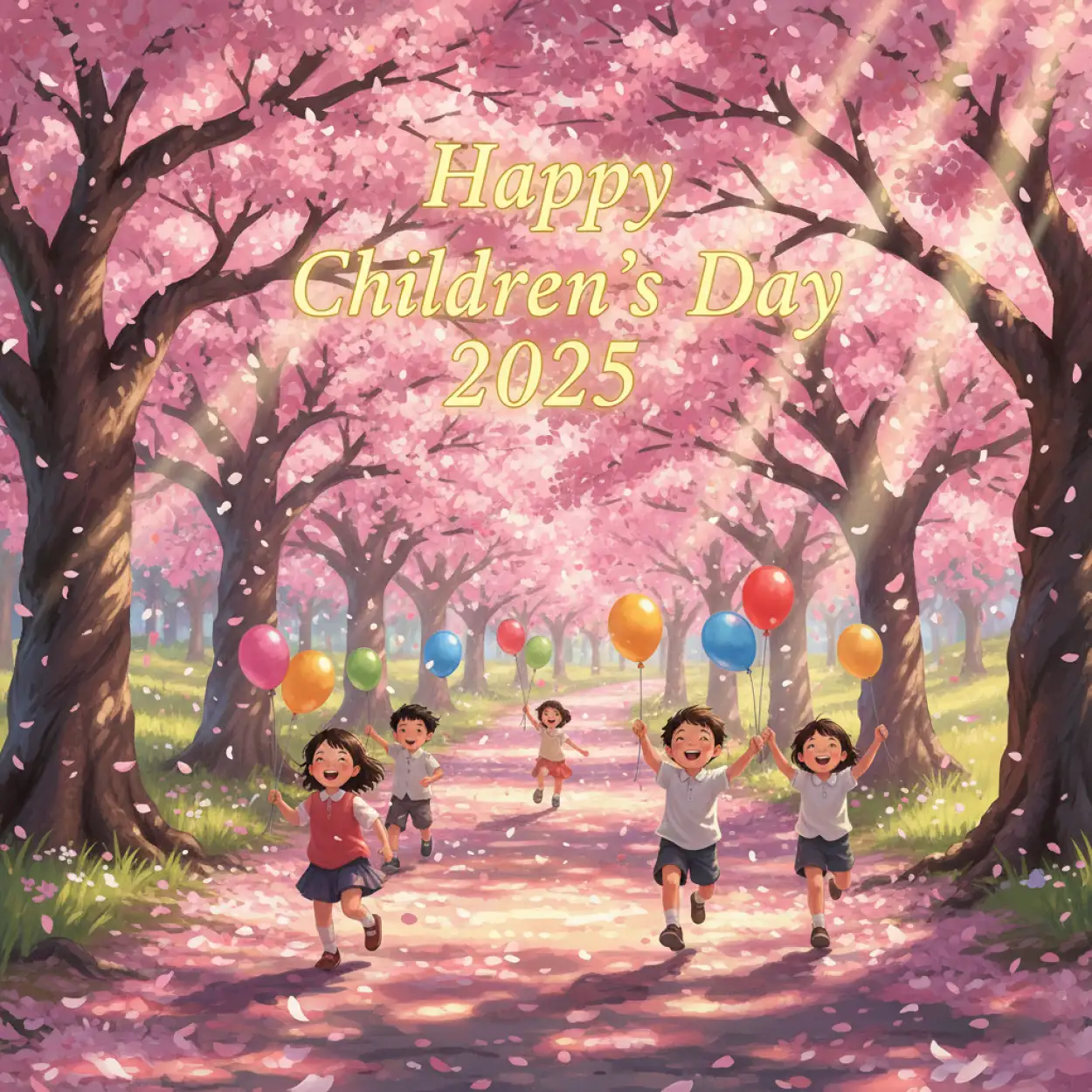 Free Download Happy Childrens Day 2025 Event Invitation Card - High Quality Happy Childrens Day 2025 Image