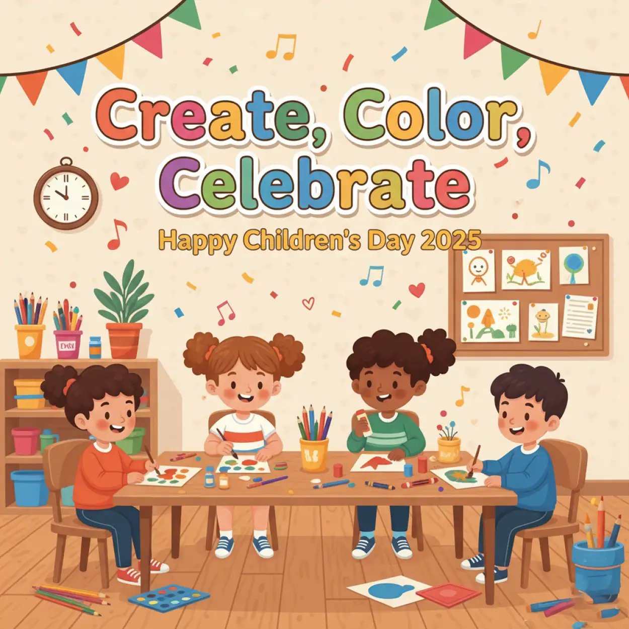 Free Download Happy Childrens Day 2025 Inspirational Poem For Students - High Quality Happy Childrens Day 2025 Image