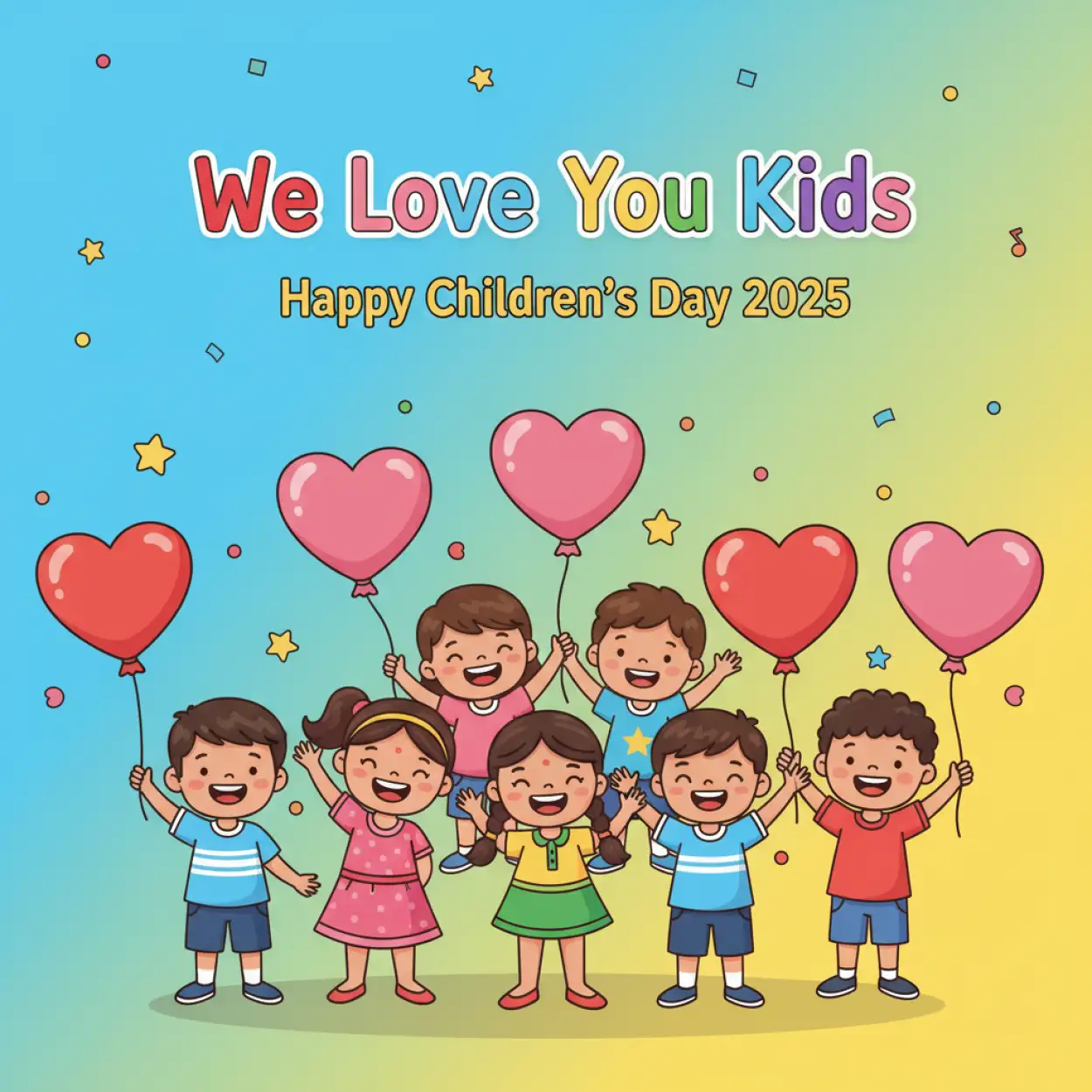Free Download Happy Childrens Day 2025 Instagram Post Design Ideas - High Quality Happy Childrens Day 2025 Image