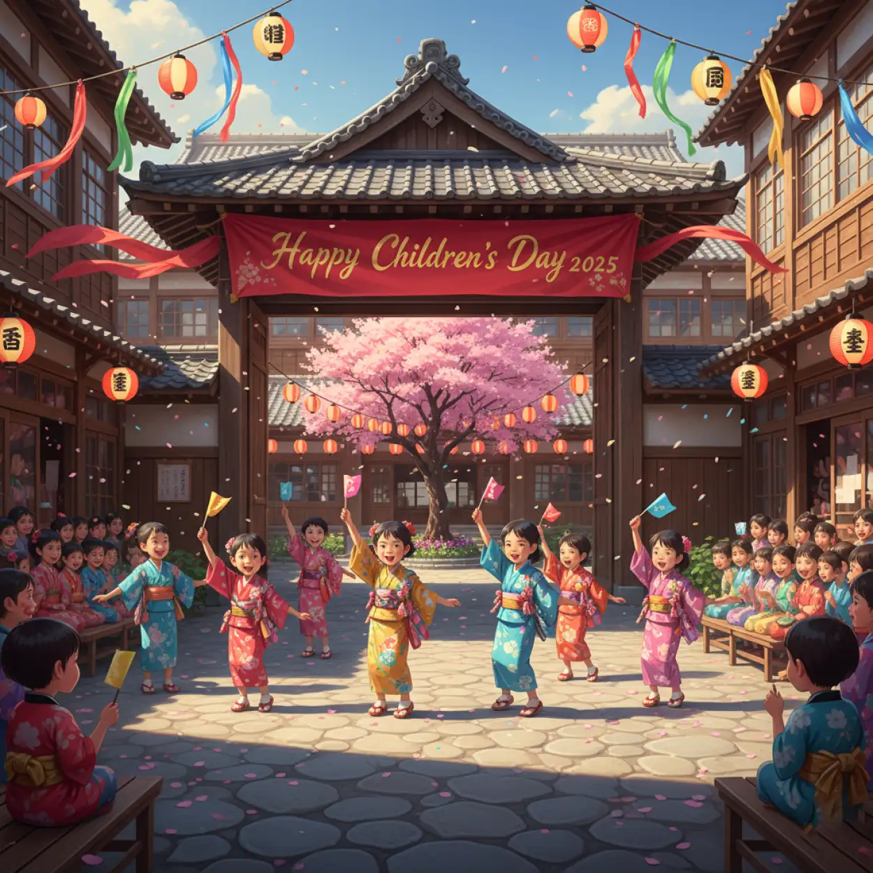 Free Download Happy Childrens Day 2025 Kids Celebration Photo - High Quality Happy Childrens Day 2025 Image